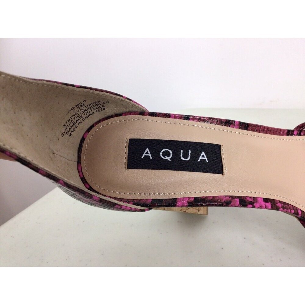 AQUA Heels Sandals Womens 7.5 - Picture 6 of 10